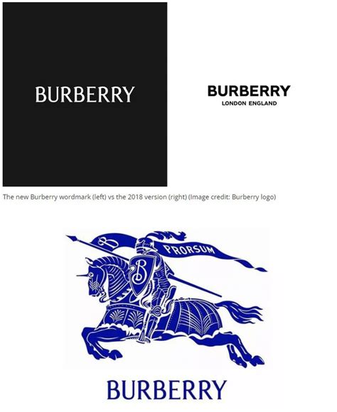 burberry back logo|burberry logo redesign.